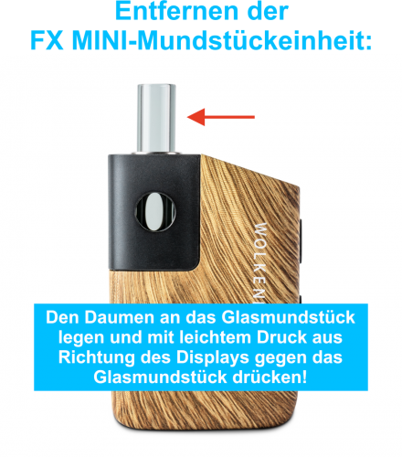 WOLKENKRAFT FX MINI Vaporizer *Holzoptik*