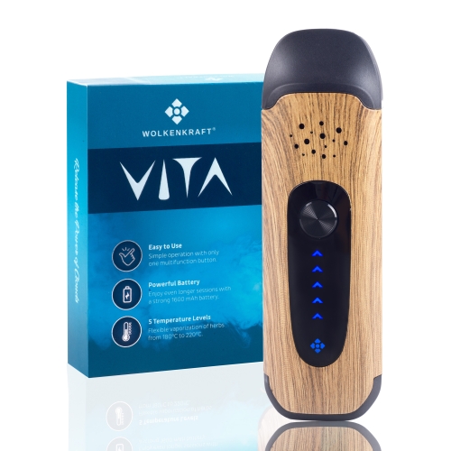 WOLKENKRAFT ViTA Vaporizer *Holzoptik* *Refurbished*