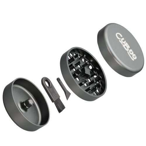 Cuboo Aluminium Ultra Grinder (3-tlg. - 62 mm) *Grau*