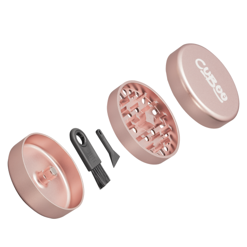 Cuboo Aluminium Ultra Grinder (3-tlg. - 62 mm) *Rosé*