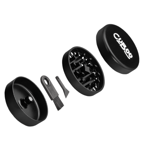 Cuboo Aluminium Ultra Grinder (3-tlg. - 62 mm) *Schwarz*